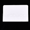 Rectangle Paper Hair Clip Display Cards CDIS-T004-13-3