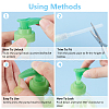 28/400 Plastic Pump Bottles Head FIND-WH0021-81-3