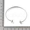 Brass Cuff Bangle Makings KK-P306-01P-3