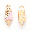 Alloy Enamel Pendants ENAM-R059-05A-RS-2