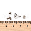 304 Stainless Steel Stud Earrings EJEW-H161-01P-B-5