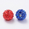 Polymer Clay Rhinestone Beads RB-H258-HD12mm-M-2