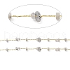 Natural Mixed Stone Chips & Disc Beaded Chains CHC-C001-02G-2