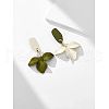 Flower Alloy Dangle Stud Earrings FS-WGCC3B4-03-1