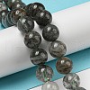 Natural Lodolite Quartz Beads Strands G-R494-A15-04-4