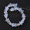 Transparent Glass Beads Strands GLAA-F114-04E-3