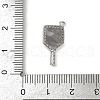 Brass Micro Pave Cubic Zirconia Pendants KK-M322-31P-3