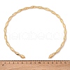 6.5mm Twist Iron Chain Necklaces NJEW-G163-01KCG-5