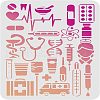Large Plastic Reusable Drawing Painting Stencils Templates DIY-WH0202-151-1