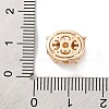 Rack Plating Brass Micro Pave Cubic Zirconia Beads KK-Z082-14G-3