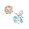 2Pcs 2 Styles Glass Seed Bead Pendants PALLOY-MZ00710-02-2