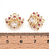Brass Micro Pave Cubic Zirconia Charms KK-N261-73G-3