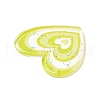 Transparent Plastic Pendants KY-P014-01G-3