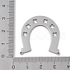 Non-Tarnish 304 Stainless Steel Pendants STAS-B062-14P-3