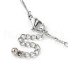 304 Stainless Steel Twisted Bar Link Chains Bracelets for Women BJEW-JB11838-4