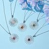 Stainless Steel Cable Chain Necklaces NJEW-JN04834-2