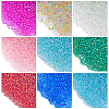 SUNNYCLUE 180G 9 Colors Bubble Beads GLAA-SC0002-38-1