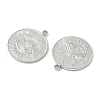 304 Stainless Steel Pendants STAS-L022-441P-01-2