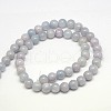 Natural Yellow Jade Beads Strands X-G-G598-8mm-YXS-08-2