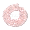 Baking Electroplate Glass Beads Strands X-DGLA-A039-J2MM-B14-2