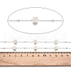 Handmade Cube Lampwork & Seed Bead Chains CHS-T006-10P-1-3