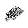 Retro 304 Stainless Steel Pendants STAS-I205-23AS-B-2