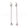 925 Sterling Silver Chain Extenders STER-D036-35AS-1