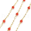 Brass Round Link Chains KK-D368-01G-B-1