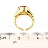 Brass Adjustable Open Cuff Rings RJEW-C131-04G-5
