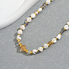 Elegant Natural Shell Nuggets Beaded Necklaces for Women ZE2381-4