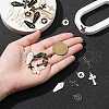 40Pcs 8 Styles Alloy Enamel Pendants ENAM-CJ0005-20-4