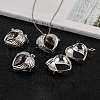 Eco-Friendly Rack Plating Brass Hollow Heart Cage Pendants KK-M180-09P-NR-5