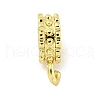 Rack Plating Brass Tube Bails KK-B091-02G-1