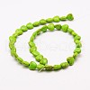 Heart Synthetic Turquoise Beads Strands TURQ-I019-12mm-05-2