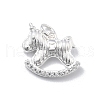 925 Sterling Silver Rocking Horse Charms STER-D302-13S-1