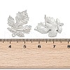 Brass Stud Earring Findings KK-Z099-04P-02-3