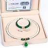 Mother's Day Jewellery Natural Freshwater Pearl Chrysoprase Beaded Necklace & Bracelets & Earrings Sets for Women WGE4EAE-36-1