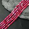 Natural Crackle Agate Bead Strands G-R344-4mm-55-1