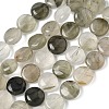 Natural Green Rutilated Quartz Beads Strands G-F790-H01-03-2