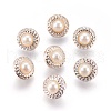 Plastic Shank Buttons BUTT-WH0012-04-1