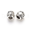 Tibetan Style Alloy European Beads TIBE-N006-85AS-LF-2