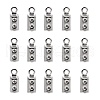 Tarnish Resistant 304 Stainless Steel Folding Crimp Ends X-STAS-R065-36-1