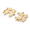 Ion Plating(IP) 304 Stainless Steel Connector Charms STAS-P332-08G-3