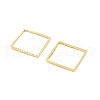 Brass Beads Frames KK-M288-01G-D-2