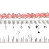 Cherry Quartz Glass Beads Strands G-K382-A05-01-5