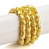 Electroplate Glass Beads Strands EGLA-D030-P4mm-B01-2