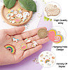 Boutigem 24Pcs 12 Style Alloy Enamel Pendants ENAM-BG0001-02-14