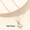 Stainless Steel Heart-shaped Necklace Jewelry DIY Accessories FY2457-5-1