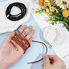 CRASPIRE 6Pcs 3 Colors Imitation Leather Braided Chain Belt AJEW-CP0008-16-3