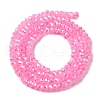 Baking Electroplate Glass Beads Strands DGLA-A039-J2MM-B09-2